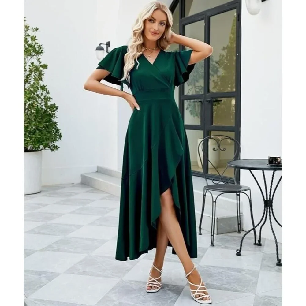 Formal Dresses for Women Gowns Evening Party Cocktail Dress - Green - Picture 2 of 5